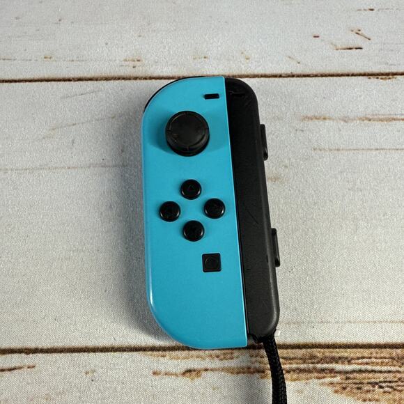 Nintendo Switch Joy-Con Left Controller Neon Blue HAC-015 – OEM, Tested, Genuine - Picture 1 of 5